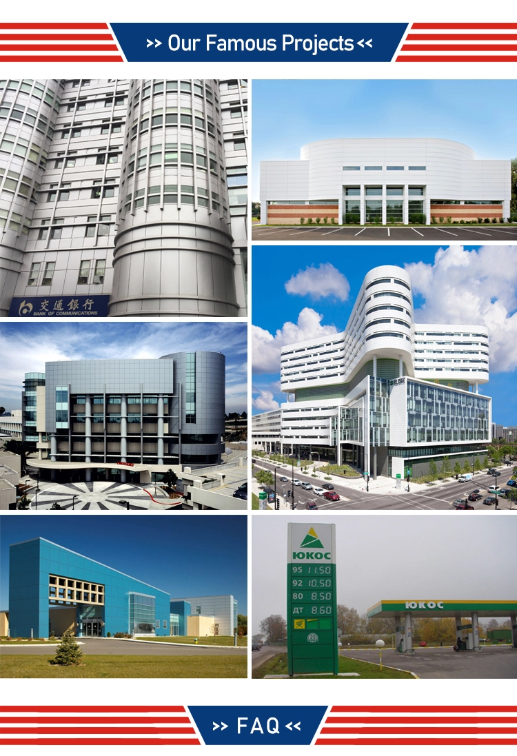 curtain wall cladding acp metal plastic sheet exterior aluminium composite panel