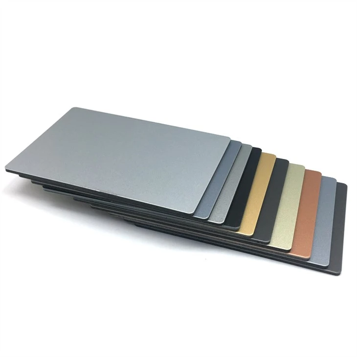Bahan Dinding Eksterior Bangunan PVDF Coating Aluminium Composite Panel