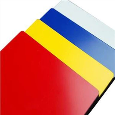 Lembar Acp Aluminium Cladding Sheet dalam Warna Berbeda